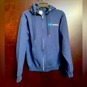 Port & Company Tidewater Zip Front Hoodie with Kangaroo Pocket